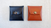 Square Coin Case (Brown Leather) by Gentle Magic - Trick - Got Magic?