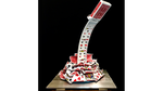 Special Edition Cascading Cards Bicycle Rider Back (Red) by Keith O'Brien - Trick - Got Magic?
