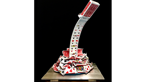 Special Edition Cascading Cards Bicycle Rider Back (Red) by Keith O'Brien - Trick - Got Magic?