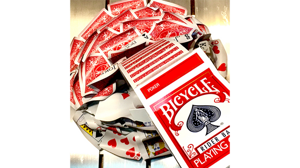 Special Edition Cascading Cards Bicycle Rider Back (Red) by Keith O'Brien - Trick - Got Magic?