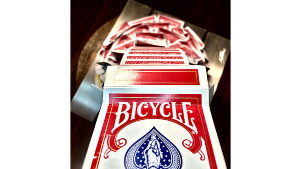 Special Edition Cascading Cards Bicycle Rider Back (Red) by Keith O'Brien - Trick - Got Magic?