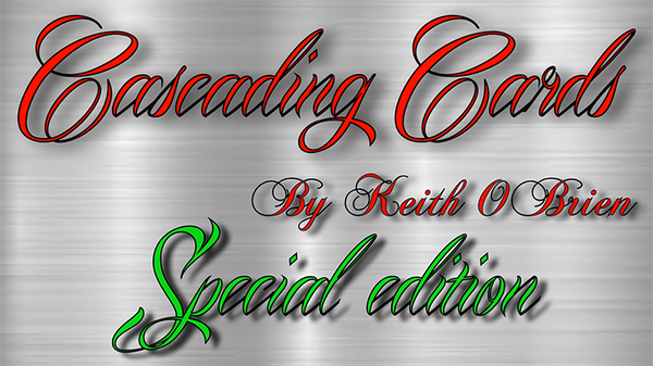 Special Edition Cascading Cards Bicycle Rider Back (Red) by Keith O'Brien - Trick - Got Magic?