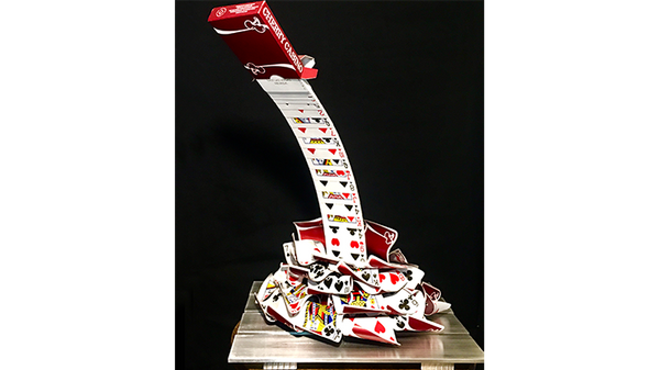Special Edition Cascading Cards (Cherry Reno Red) by Keith O'Brien - Trick - Got Magic?
