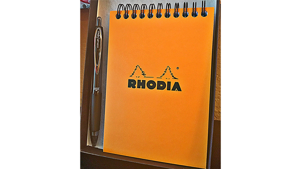 SvenPad® Elegance Rhodia® Edition (Single, Orange Cover) - Trick - Got Magic?