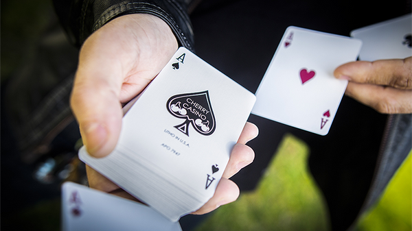 Cherry Casino Fremonts (Sahara Green) Playing Cards by Pure Imagination Projects - Got Magic?