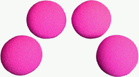 1.5 inch HD Ultra Soft  Hot Pink Sponge Ball Set of 4 from Magic by Gosh - Got Magic?