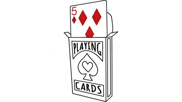 Cardiographic Lite RED CARD 5 of Diamonds Refill by Martin Lewis - Trick - Got Magic?
