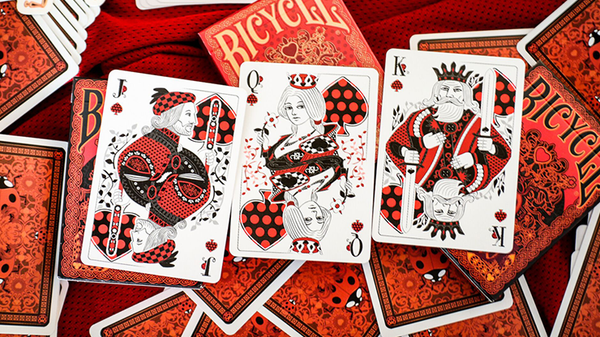 Bicycle Gilded Limited Edition Ladybug (Red) Playing Cards - Got Magic?