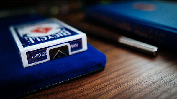 Suede Leather Small Pad (Blue) by TCC - Trick - Got Magic?