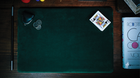Suede Leather Large Pad (Green) by TCC - Trick - Got Magic?