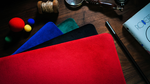 Suede Leather Large Pad (Red) by TCC - Trick - Got Magic?
