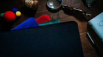 Suede Leather Large Pad (Red) by TCC - Trick - Got Magic?