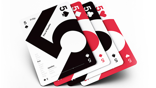 Grid Series Three - Typographic Playing Cards - Got Magic?
