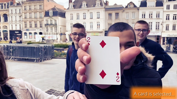 SPLIT-CARD (Red) by Mickael Chatelain  - Trick - Got Magic?