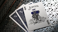 Bicycle Rider Back Cobalt Luxe (Blue) Version 2 by US Playing Card Co - Got Magic?