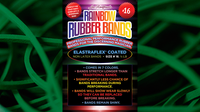 Joe Rindfleisch's SIZE 16 Rainbow Rubber Bands (Marcus Eddie - Green Pack  ) by Joe Rindfleisch - Trick - Got Magic?