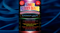 Joe Rindfleisch's SIZE 16 Rainbow Rubber Bands (Hanson Chien - Blue Pack) by Joe Rindfleisch - Trick - Got Magic?