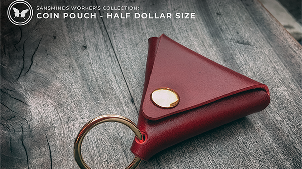 Limited Edition SansMinds Worker's Collection: Coin Pouch Red (Half Dollar Size) - Trick - Got Magic?