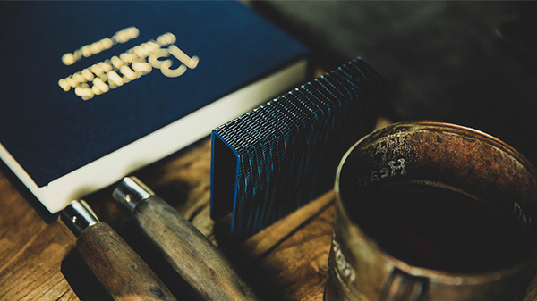 Lizard Grain Leather Clip (Black/Blue) by TCC - Got Magic?