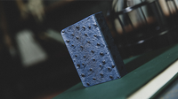 Ostrich Grain Leather Clip (Blue/Black) by TCC - Got Magic?