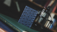 Ostrich Grain Leather Clip (Blue/Black) by TCC - Got Magic?