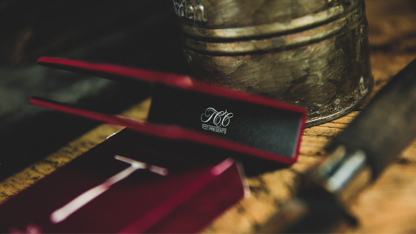 Ostrich Grain Leather Clip (Red) by TCC - Got Magic?