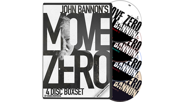 Move Zero (4 Volume Set) by John Bannon and Big Blind Media - DVD - Got Magic?