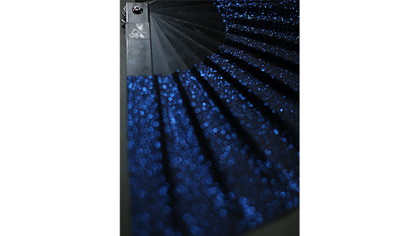 Appearing SnowStorming Fan V2 (Dark Blue) by Victor Voitko (Gimmick and Online Instructions) - Trick - Got Magic?