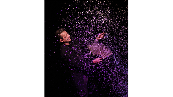 Appearing SnowStorming Fan V2 (Red Hologram) by Victor Voitko (Gimmick and Online Instructions) - Trick - Got Magic?