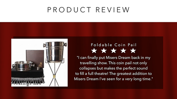 Foldable Coin Pail by Victor Voitko (Gimmick and Online Instructions) - Trick - Got Magic?