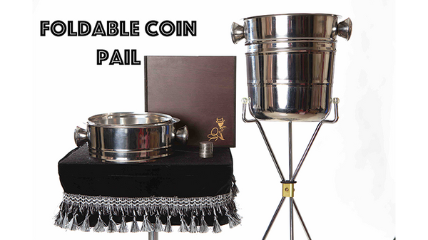 Foldable Coin Pail by Victor Voitko (Gimmick and Online Instructions) - Trick - Got Magic?