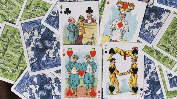 Limited Edition Hustling Joe (Frog Back Green Box) Playing Cards - Got Magic?
