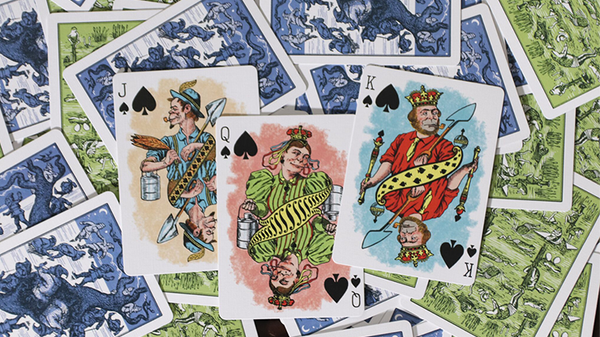 Limited Edition Hustling Joe (Frog Back Green Box) Playing Cards - Got Magic?