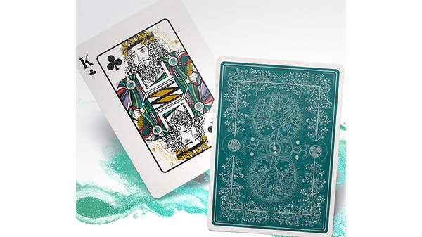 Fillide: A Sicilian Folk Tale Playing Cards (Acqua) by Jocu - Got Magic?