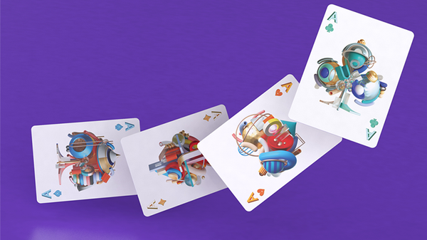 Bicycle Surrealism Playing Cards by Riffle Shuffle - Got Magic?