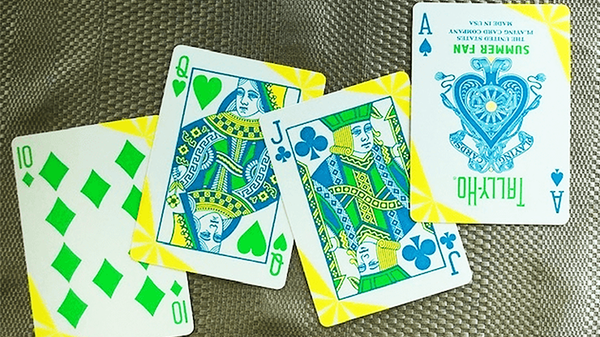 Tally Ho Fan Back Summer Playing Cards - Got Magic?
