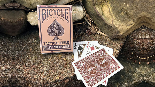 Bicycle Tactical Field Green Camo/Brown Camo (6 Decks) by US Playing Card Co - Got Magic?