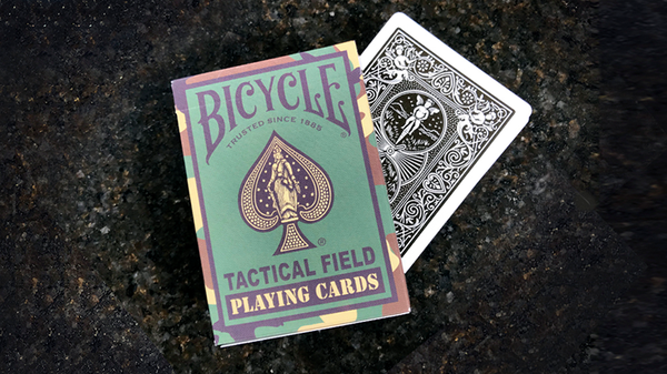 Bicycle Tactical Field Green Camo/Brown Camo (6 Decks) by US Playing Card Co - Got Magic?