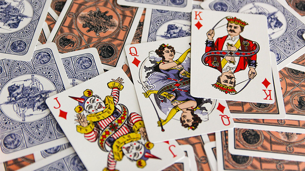 Circus No. 47 (Blue) Playing Cards - Got Magic?