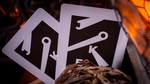 Sinis (Raspberry and Black) Playing Cards by Marc Ventosa - Got Magic?