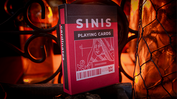 Sinis (Raspberry and Black) Playing Cards by Marc Ventosa - Got Magic?