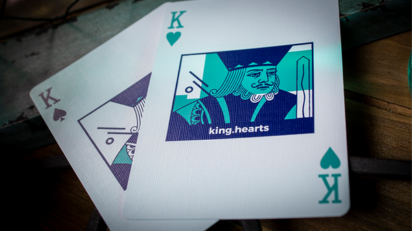 Sinis (Turquoise) Playing Cards by Marc Ventosa - Got Magic?