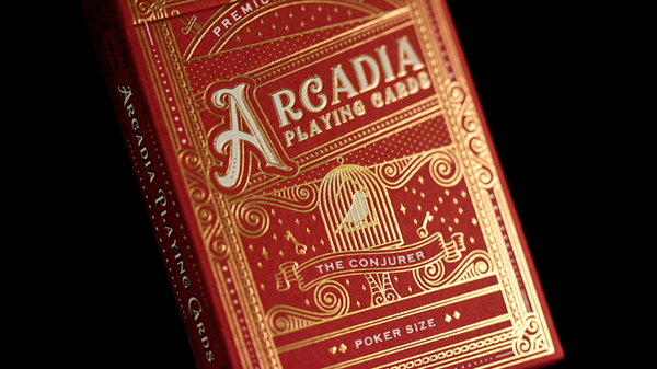The Conjurer Playing Cards (Red) by Arcadia Playing Cards - Got Magic?