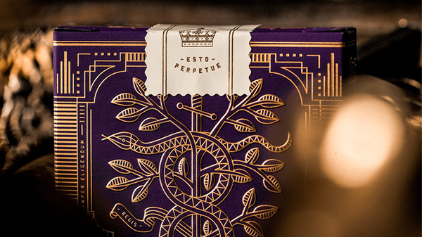 Monarch Royal Edition (Purple) Playing Cards by theory11 - Got Magic?