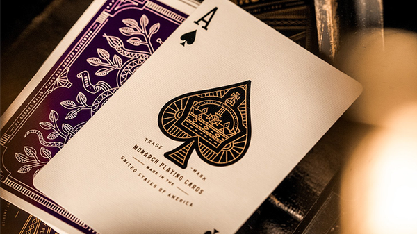 Monarch Royal Edition (Purple) Playing Cards by theory11 - Got Magic?