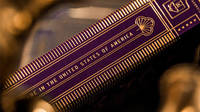 Monarch Royal Edition (Purple) Playing Cards by theory11 - Got Magic?