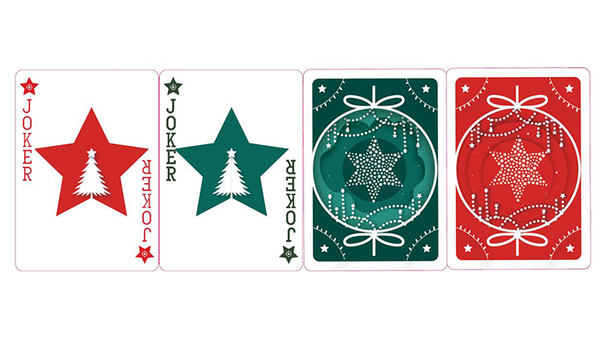 Christmas Playing Cards (Red) by TCC - Got Magic?