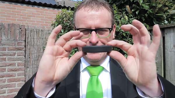 Harmonica Chop Cup Black 2 (Silicon) by Leo Smetsers - Trick - Got Magic?