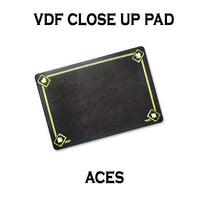 VDF Close Up Pad with Printed Aces (Black) by Di Fatta Magic - Trick - Got Magic?