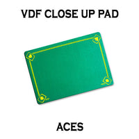 VDF Close Up Pad with Printed Aces (Green) by Di Fatta Magic - Trick - Got Magic?